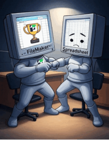 FileMaker vs spreadsheets