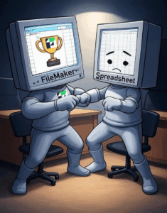 FileMaker vs spreadsheets