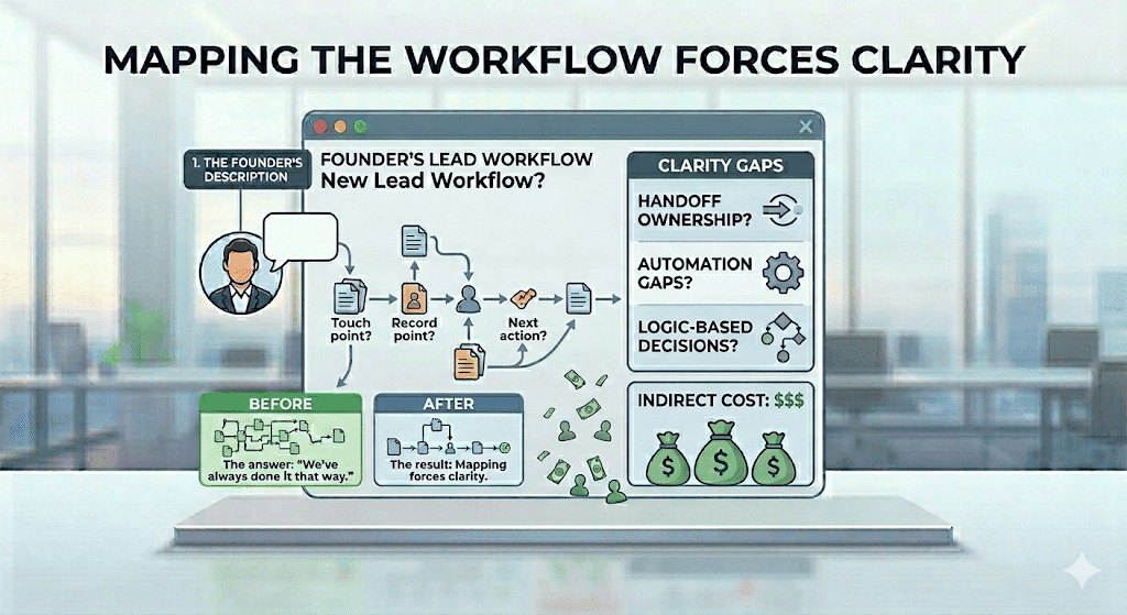 business growth through mapping workflow